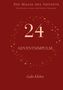 "Die Magie des Advents: Eine Reise zu dir und Deinen Träumen. 24 Adventsimpulse. Gabi Kleber." Roter Hintergrund mit Sternen., Buch