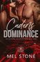 "Caden's DOMINANCE: In seinen Händen bin ich frei. Deep Dark Romance. Mel Stone." Zwei Personen, Frau mit Augenbinde., Buch