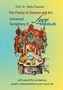 "Prof. Dr. Yelda Özsunar, The Poetry of Science and Art, Universal Symphony III, Love HEALS" und eine kreative Illustration., Buch