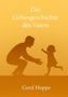 „Die Liebesgeschichte des Vaters“ und „Gerd Hoppe“. Illustration zweier Silhouetten: ein Mann und ein Kind., Buch