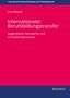 Text: "Lisa Meyne, Internationaler Berufsbildungstransfer, Gegenstand, Netzwerke und Innovationsprozesse, RESEARCH". Schlichtes Design., Buch