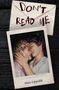 "Don't Read Me," Umschlag. Gemälde: Zwei nahestehende Männer, lächeln sich an. Untertitel: Miro Lippoldt., Buch