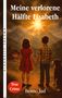 Text: "Meine verlorene Hälfte Lisabeth", "KINDHEITS-TRAUMA", "True Crime", "Benno Jud". Illustration: Zwei Kinder halten Hände, vor Sonnenuntergang., Buch