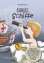 Text: "Charlies Schiffe", "Inklusive Seemannsgarn & Knoten", "Daniela Hüskes". Kind mit Fernrohr in der Badewanne, Schiff., Buch