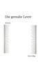 "Die gemalte Leere", "Roman", "Avni Alija"; horizontale Linienstruktur wie ein umrahmendes Design., Buch