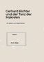 Titel: "Gerhard Richter und der Tanz der Makrelen" vor beigem Hintergrund. Darunter: "Ein System von Möglichkeiten". Rechteck mit Namen "Avni Alija", "ESSAY"., Buch