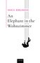 „MAX A. EDELMANN, An Elephant in the Wohnzimmer.“ Silhouette einer fallenden Person und schwarze Linien., Buch
