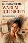 Text: "ADHS BEI FRAUEN. ALLE SCHAFFEN DAS. WARUM ICH NICHT? Wenn dein Kopf nie Pause macht." Frau schaut nachdenklich., Buch