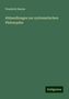 Friedrich Harms: Abhandlungen zur systematischen Philosophie, Buch