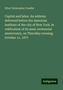 Elliot Christopher Cowdin: Cowdin, E: Capital and labor. An address delivered before th, Buch
