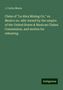 J. Carlos Mexia: Claim of "La Abra Mining Co." vs. Mexico no. 489: Award by the umpire of the United States & Mexican Claims Commission, and motion for rehearing, Buch