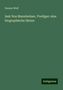 Gerson Wolf: Wolf, G: Isak Noa Mannheimer, Prediger: eine biographische S, Buch