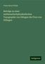 Franz Xaver Pollak: Beiträge zu einer mathematischphysikalischen Topographie von Dilingen die Flora von Dillingen, Buch