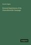 "Horatio Rogers: Personal Experiences of the Chancellorsville Campaign" auf grünem Hintergrund, "Antigonos" unten rechts.