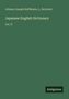 "Japanese English Dictionary Vol. II" von Johann Joseph Hoffmann, L. Serrurier. Grüner Hintergrund mit "Antigonos".