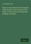 John Wesley Powell: Report on the methods of surveying the public domain, to the secretary of the interior, at the request of the National academy of sciences, Buch