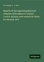 W. Orange: Reports of the superintendent and chaplain of Broadmoor Criminal Lunatic Asylum, with statistical tables, for the year 1877, Buch