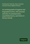 Wordsworth Collection: An autobiographical fragment and biographical notes, with personal sketches of contemporaries, unpublished lyrics, and letters of literary friends, Buch