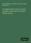 Edward Robinson: An English-Hebrew lexicon, being a complete verbal index to Gesenius' Hebrew lexicon, Buch