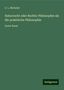 C. L. Michelet: Naturrecht oder Rechts-Philosophie als die praktische Philosophie, Buch
