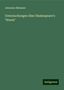 Johannes Meissner: Untersuchungen über Shakespeare's "Sturm", Buch