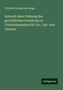 Friedrich Georg Von Bunge: Bunge, F: Entwurf einer Ordnung des gerichtlichen Verfahrens, Buch
