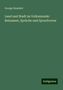 George Hesekiel: Land und Stadt im Volksmunde: Beinamen, Sprüche und Spruchverse, Buch