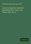 Ferdinand Gregorovius: Gregorovius, F: Cyclus toscanischer Lieder: für gemischten C, Buch