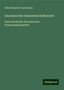 Otto Friedrich Von Gierke: Gierke, O: Das deutsche Genossenschaftsrecht, Buch