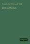 Heinrich Julius Holtzmann: Kirche und Theologie, Buch