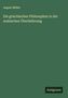 August Müller: Die griechischen Philosophen in der arabischen Überlieferung, Buch