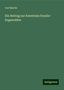 Carl Martin: Martin, C: Beitrag zur Kenntniss fossiler Euganoïden, Buch