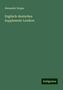 Alexander Hoppe: Englisch-deutsches Supplement-Lexikon, Buch
