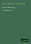 Hugo Von Mohl: Mohl, H: Botanische Zeitung, Buch