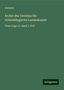 Anonym: Anonym: Archiv des Vereines für siebenbürgische Landeskunde, Buch