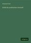 Immanuel Kant: Kant, I: Kritik der praktischen Vernunft, Buch