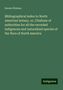 Sereno Watson: Bibliographical index to North American botany, or, Citations of authorities for all the recorded indigenous and naturalized species of the flora of North America, Buch