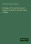 State Normal School at Salem: Salem, S: Catalogue of the instructors and students in the S, Buch