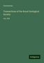 Anonymous: Anonymous: Transactions of the Royal Geological Society, Buch