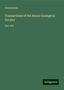 Anonymous: Anonymous: Transactions of the Royal Geological Society, Buch