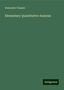 Alexander Classen: Classen, A: Elementary Quantitative Analysis, Buch