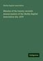 Shelby Baptist Association: Minutes of the twenty-seventh annual session of the Shelby Baptist Association Ala. 1878, Buch