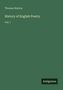 Thomas Warton: History of English Poetry, Buch