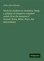 Albert James Bernays: Notes for students in chemistry: being a syllabus of chemistry compiled mainly from the manuals of Fownes-Watts, Miller, Wurz, and Schorlemmer, Buch