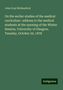 John Gray Mckendrick: On the earlier studies of the medical curriculum : address to the medical students at the opening of the Winter Session, University of Glasgow, Tuesday, October 29, 1878, Buch