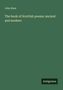 John Ross: The book of Scottish poems: ancient and modern, Buch
