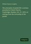 William Chauncy Langdon: The principles of parish life: a sermon preached at Christ Church, Cambridge, Sunday, Oct. 27, 1878, on retiring from the rectorship of the parish, Buch