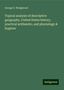 George S. Wedgwood: Topical analysis of descriptive geography, United States history, practical arithmetic, and physiology & hygiene, Buch