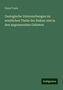 Franz Toula: Geologische Untersuchungen im westlichen Theile des Balkan und in den angrenzenden Gebieten, Buch