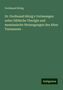 Ferdinand Hitzig: Dr. Ferdinand Hitzig's Vorlesungen ueber biblische Theolgie und messianische Weissagungen des Alten Testaments, Buch